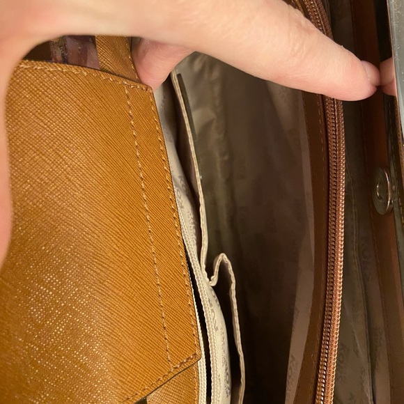 Michael Kors Tilda brown leather bag